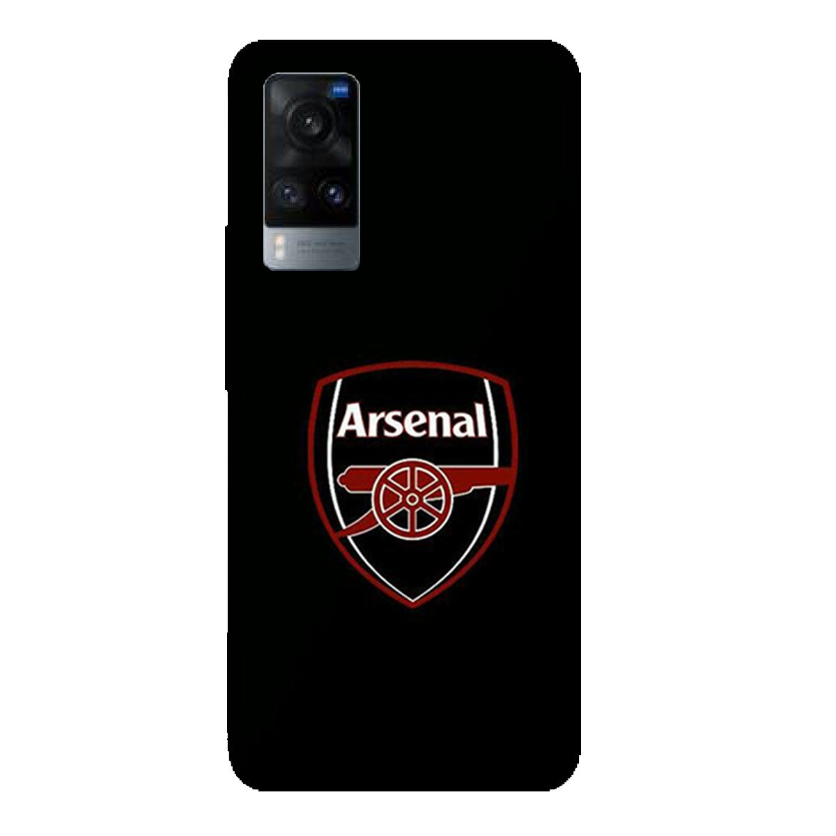 Arsenal - Black - Mobile Phone Cover - Hard Case - Vivo