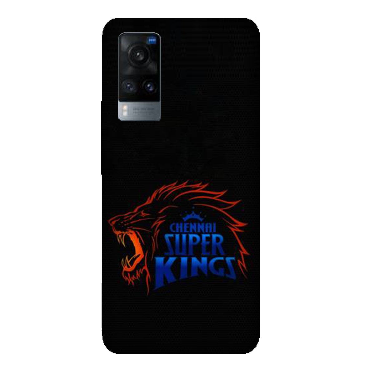 Chennai Super Kings - Black - Mobile Phone Cover - Hard Case - Vivo