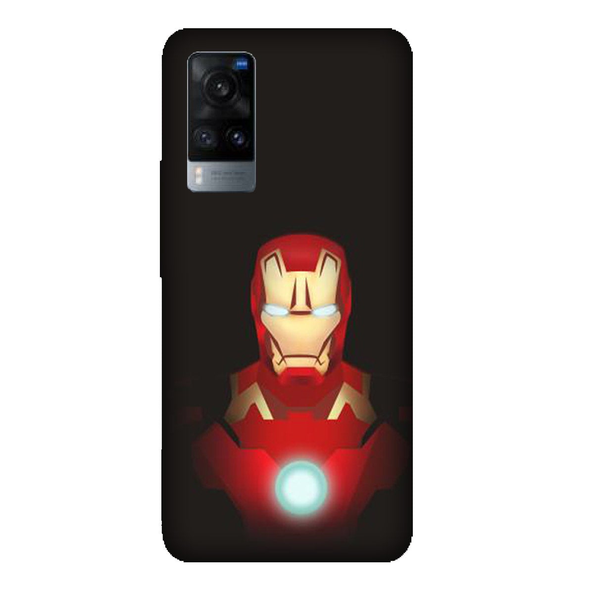 Iron Man - Black - Mobile Phone Cover - Hard Case - Vivo