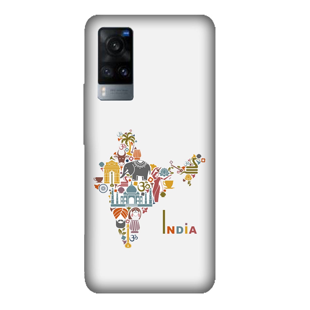 Incredible India - Mobile Phone Cover - Hard Case - Vivo