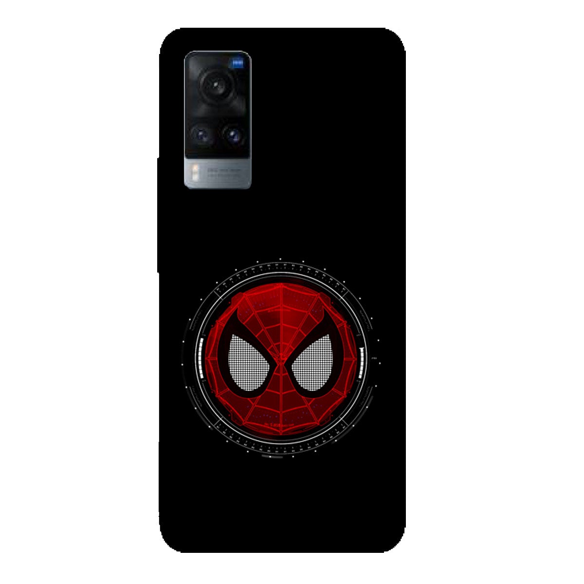 Spider Man - Round - Mobile Phone Cover - Hard Case - Vivo