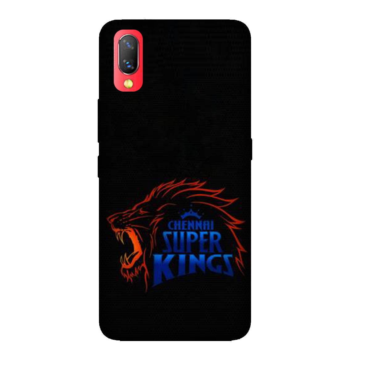 Chennai Super Kings - Black - Mobile Phone Cover - Hard Case - Vivo