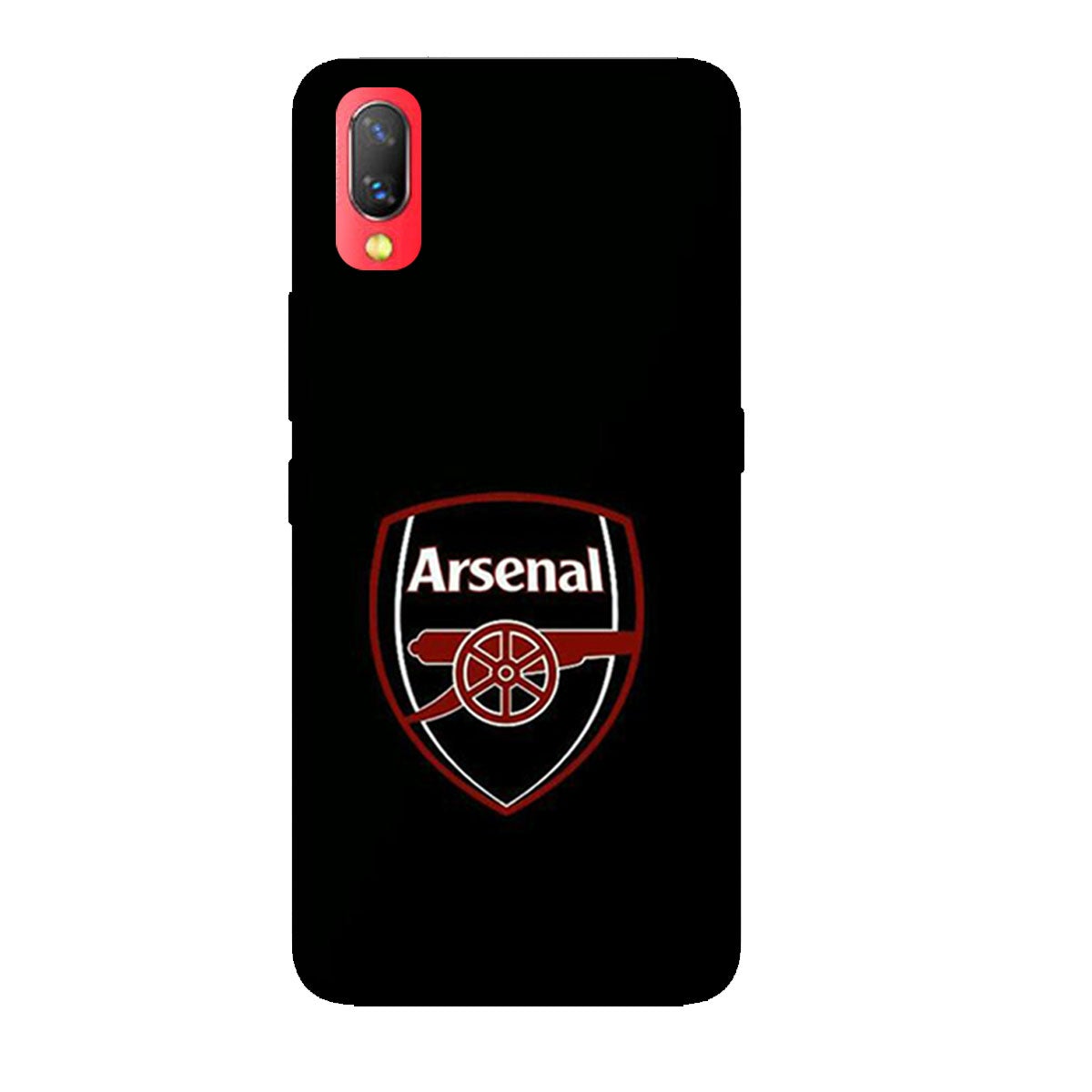 Arsenal - Black - Mobile Phone Cover - Hard Case - Vivo