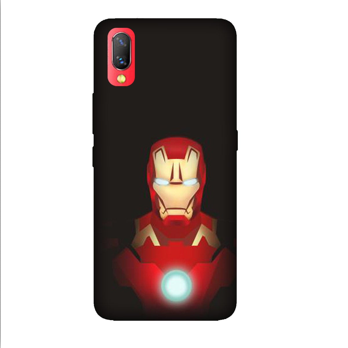 Iron Man - Black - Mobile Phone Cover - Hard Case - Vivo