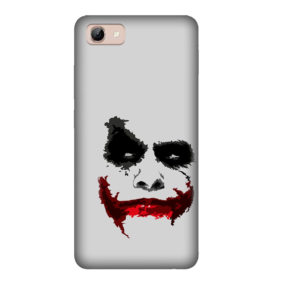 The Joker Face - White - Mobile Phone Cover - Hard Case - Vivo