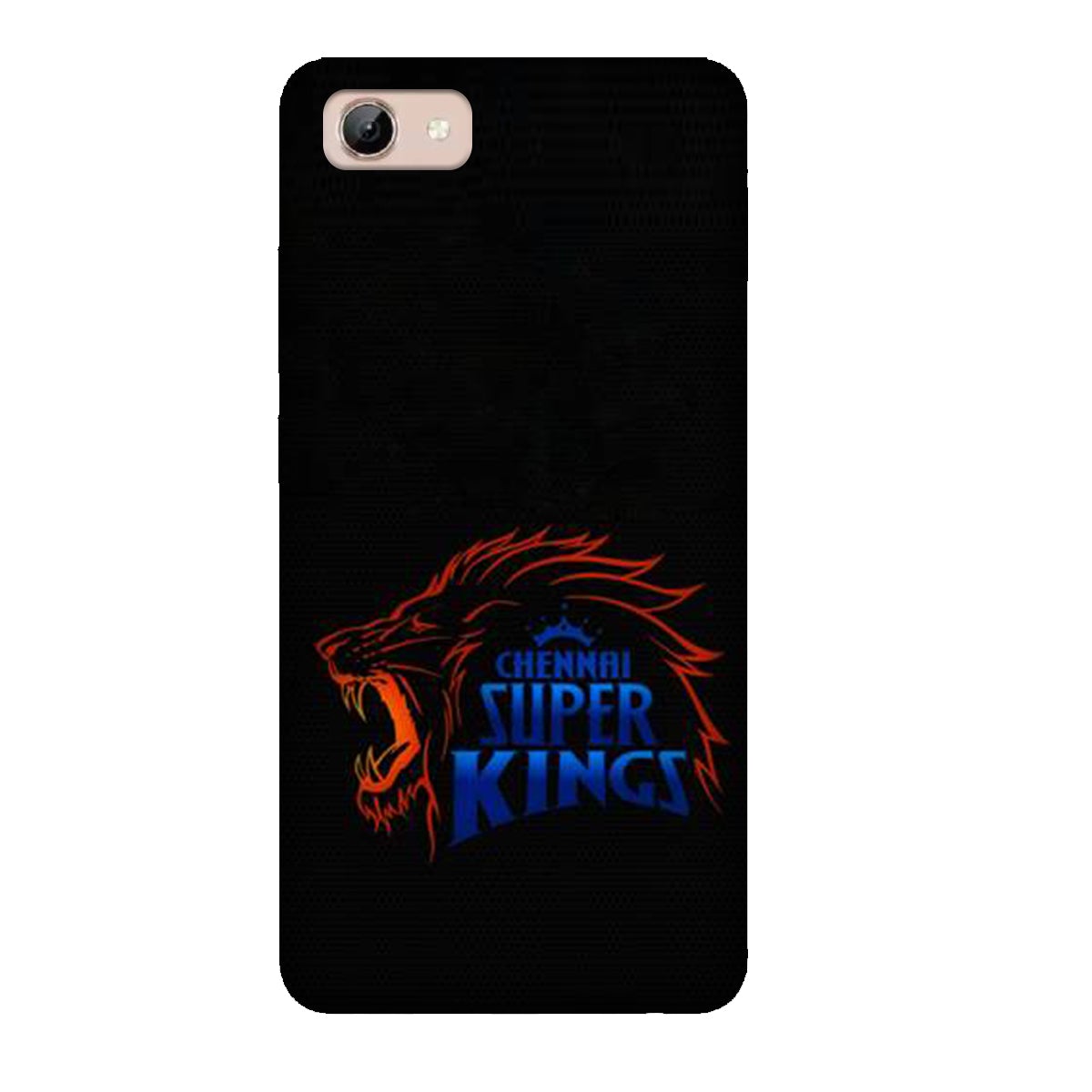 Chennai Super Kings - Black - Mobile Phone Cover - Hard Case - Vivo