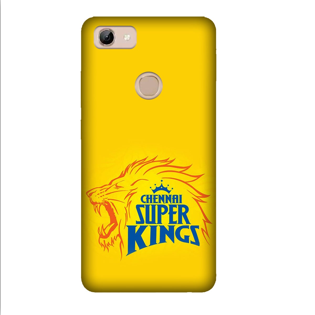 Chennai Super Kings - Yellow - Mobile Phone Cover - Hard Case - Vivo