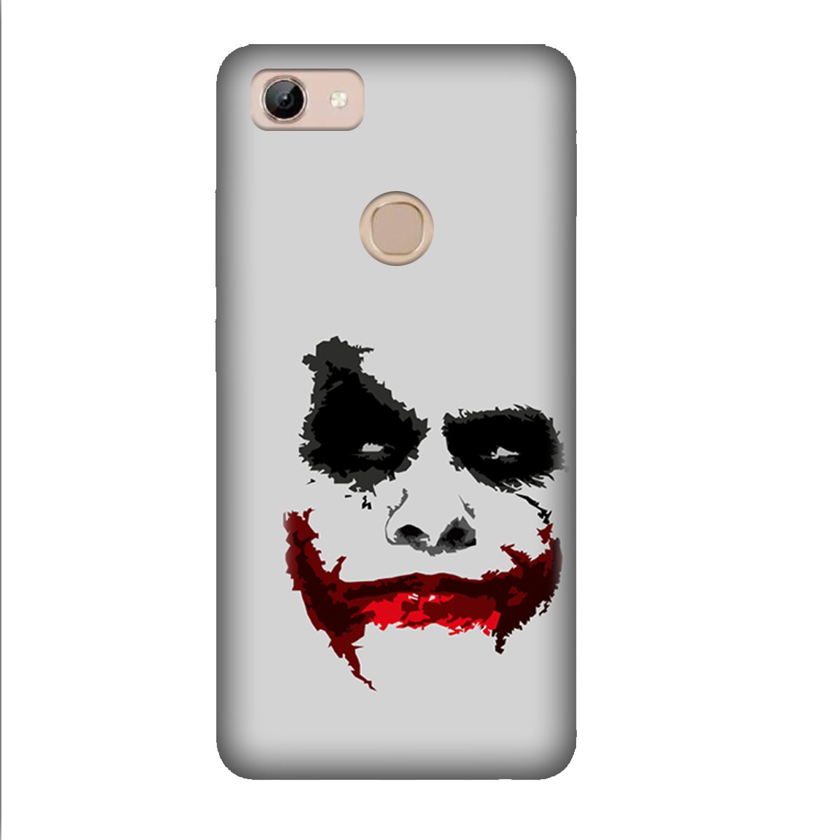 The Joker Face - White - Mobile Phone Cover - Hard Case - Vivo