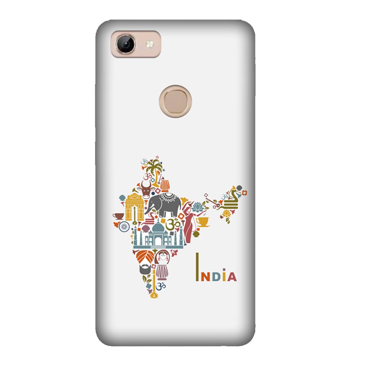 Incredible India - Mobile Phone Cover - Hard Case - Vivo