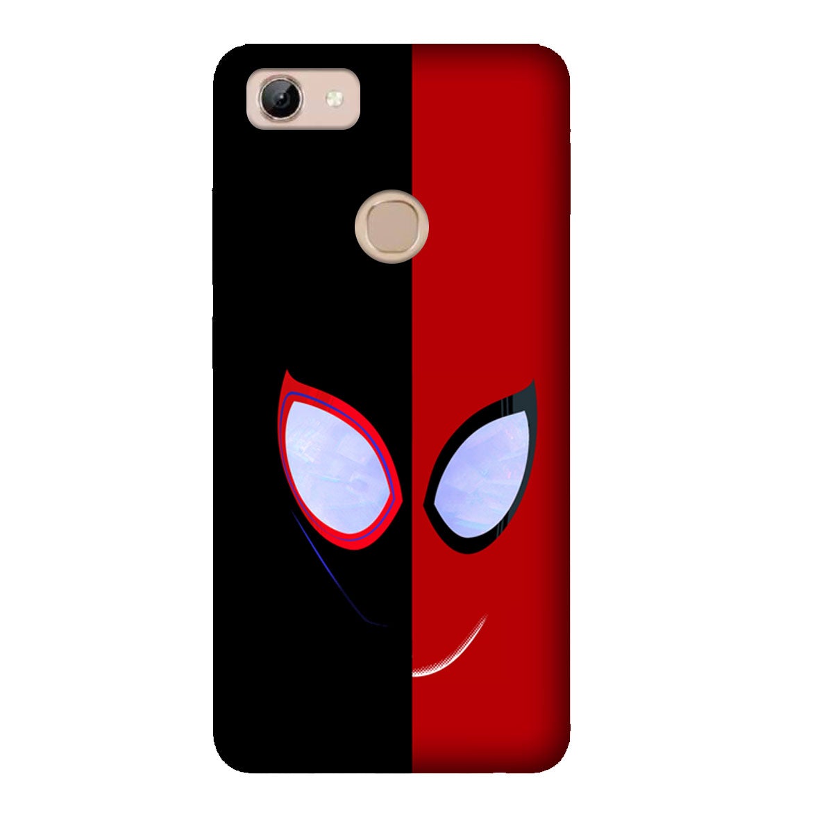 Spider Man - Black & Red - Mobile Phone Cover - Hard Case - Vivo
