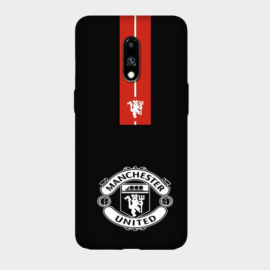 Manchester United Black - Mobile Phone Cover - Hard Case - OnePlus