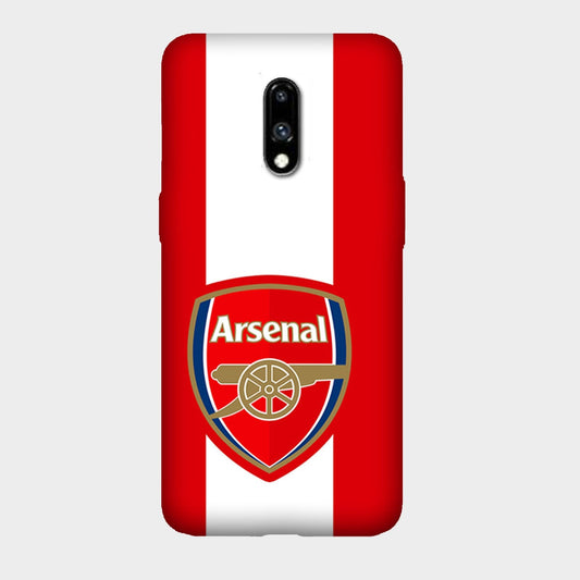 Arsenal FC - Red & White - Mobile Phone Cover - Hard Case - OnePlus