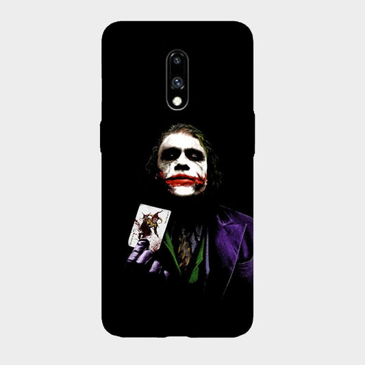 The Joker with Card - Mobile Phone Cover - Hard Case - OnePlus