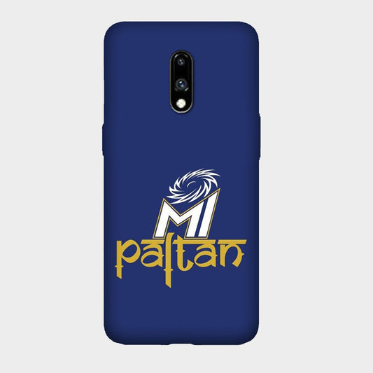 Mumbai Indians - MI Paltan - Mobile Phone Cover - Hard Case - OnePlus