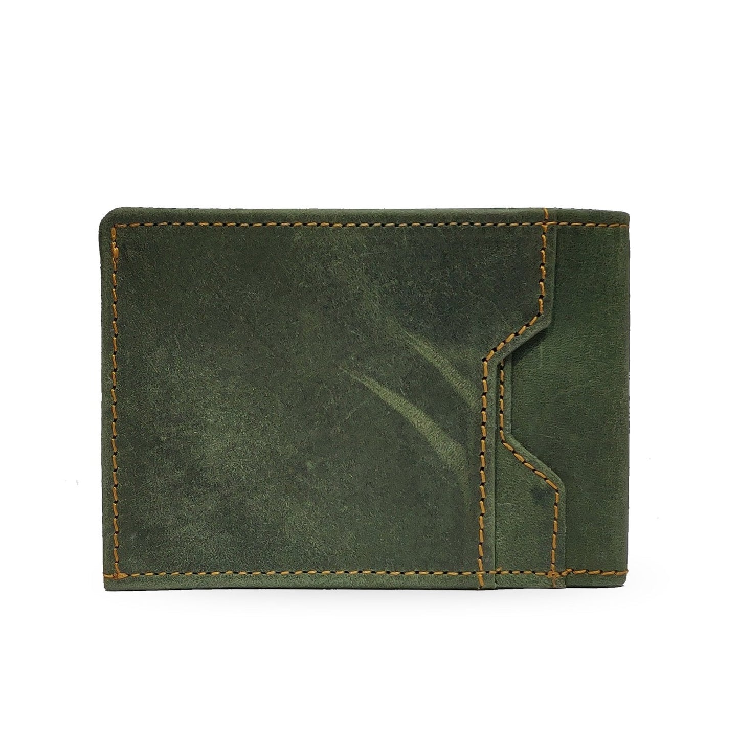 Brahma Bull Slim Edition Multi Purpose Leather Wallet - Green - Brahma Bull