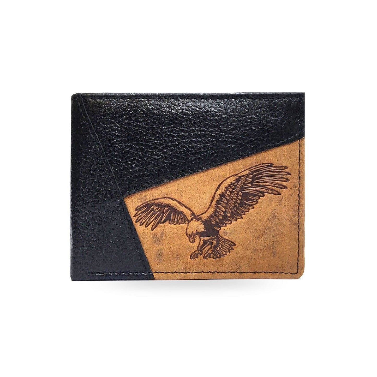 Brahma Bull Eagle Black Leather Wallet - Brahma Bull - Men's Grooming
