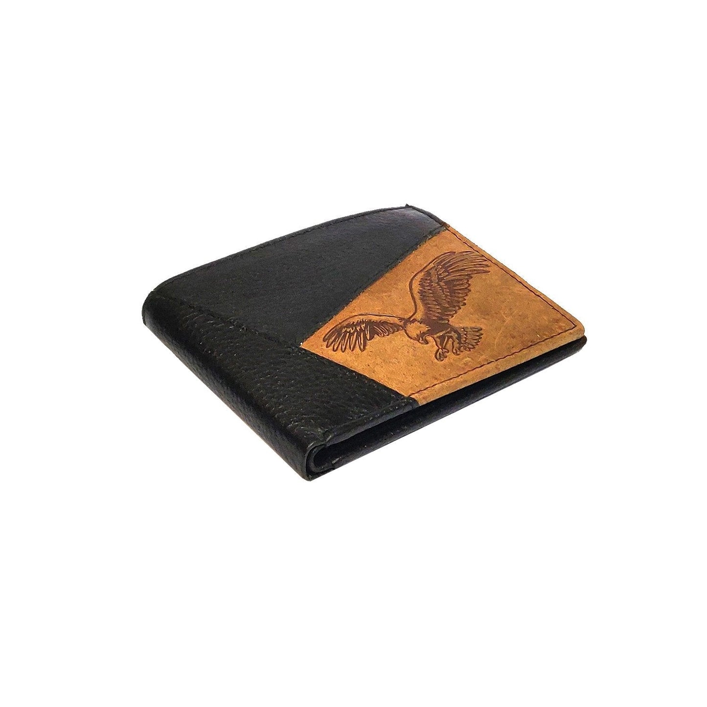 Brahma Bull Eagle Black Leather Wallet - Brahma Bull - Men's Grooming