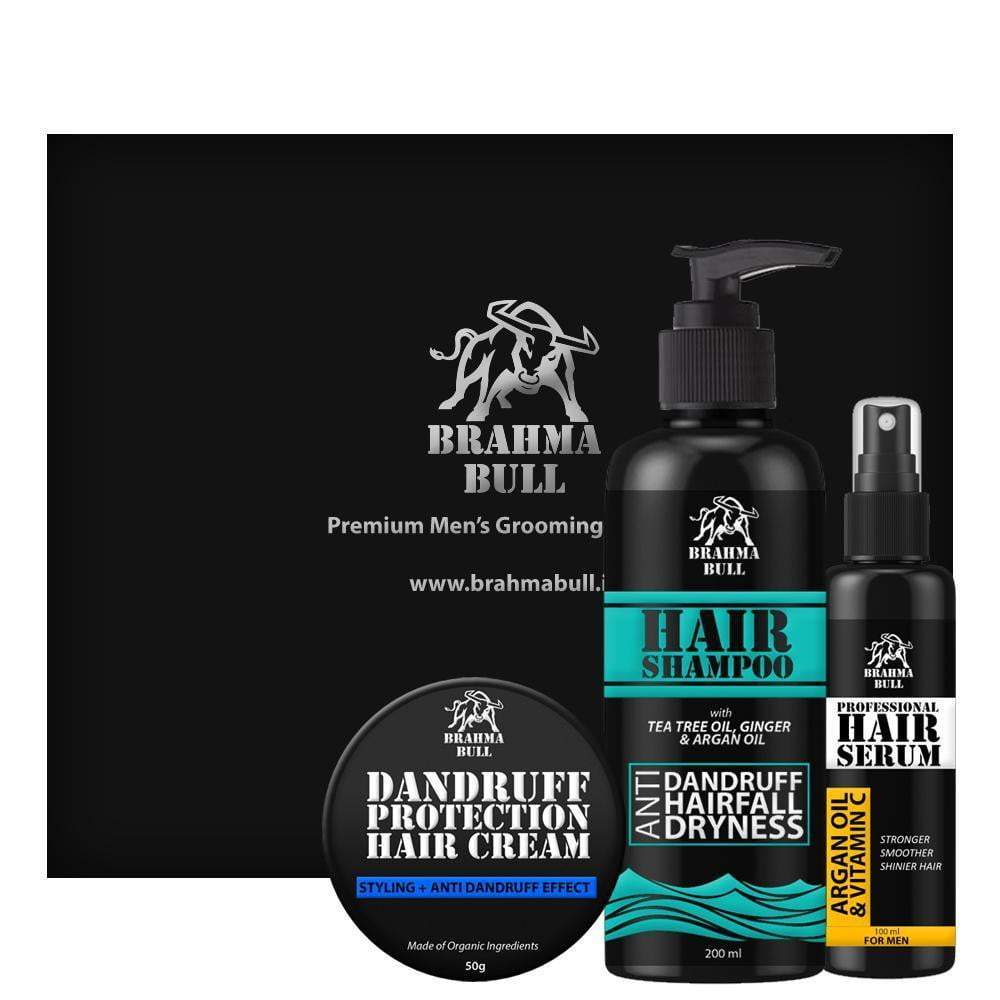 Anti Dandruff & Anti Hairfall Set - Brahma Bull - Men's Grooming